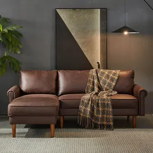 Ovios Living Room 81.50" Wide Sectional Chaise Sofa, L-Shaped Couch Ovios Living Room 81.50" Wide Sectional Chaise Sofa, L-Shaped Couch
