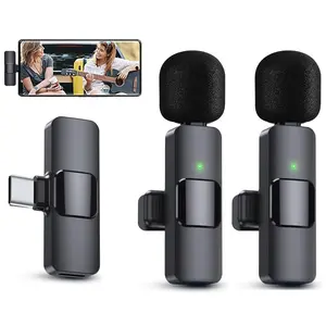 Professional Wireless Microphone for iPhone/iPad, Directional Clip-on Mic for Interviews, High-Quality Audio for Podcast Vlogs and YouTube, User-Friendly Design for All Use Cases