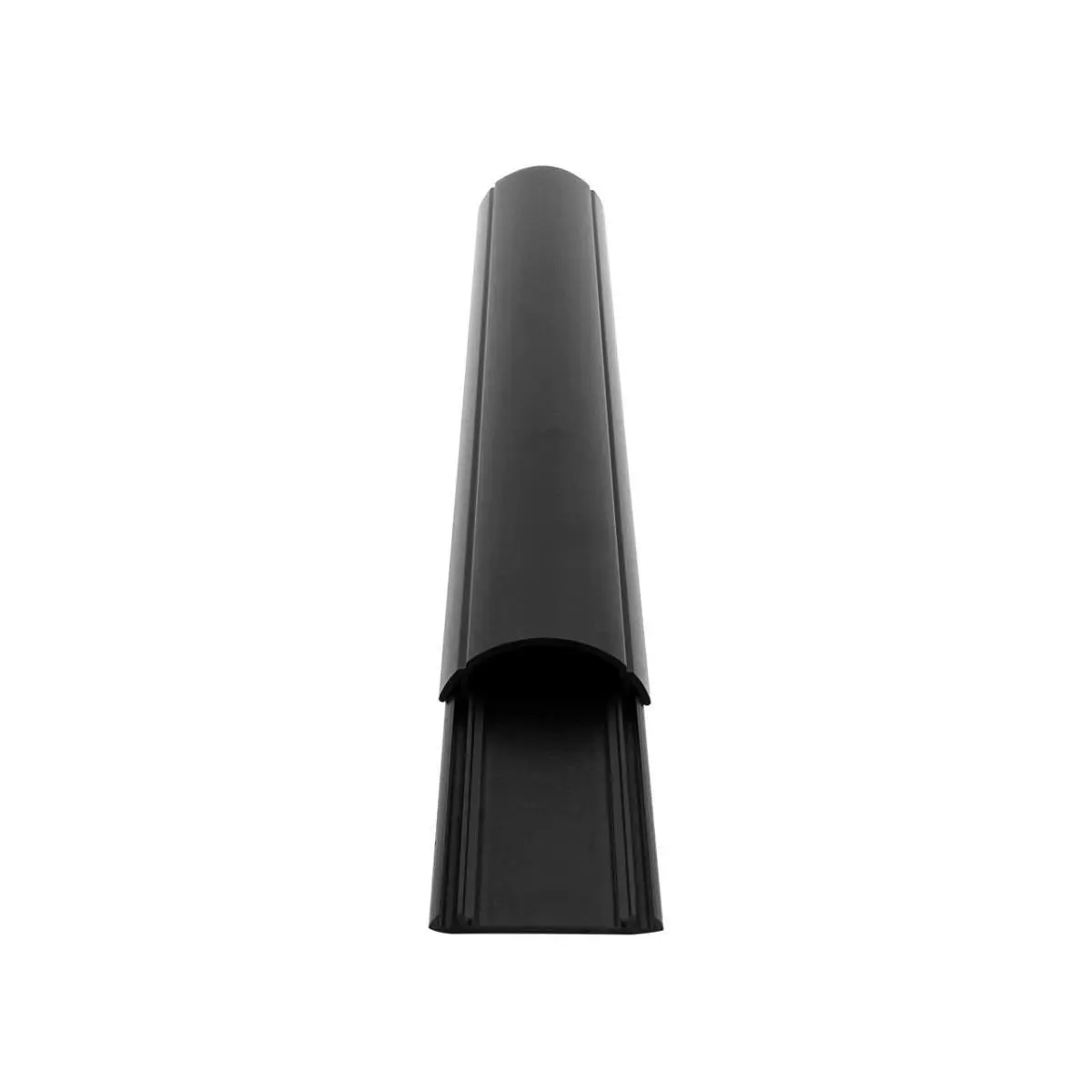 212 MAIN Premium Plastic Cable Shield Floor Cord Cover - 60 in., Black Rubber Traction, 0.75 h x 1.75 w in, 3 lbs, Self-Adhesive Sturdier Material Wire Protection for Office & Home Electrical Wires