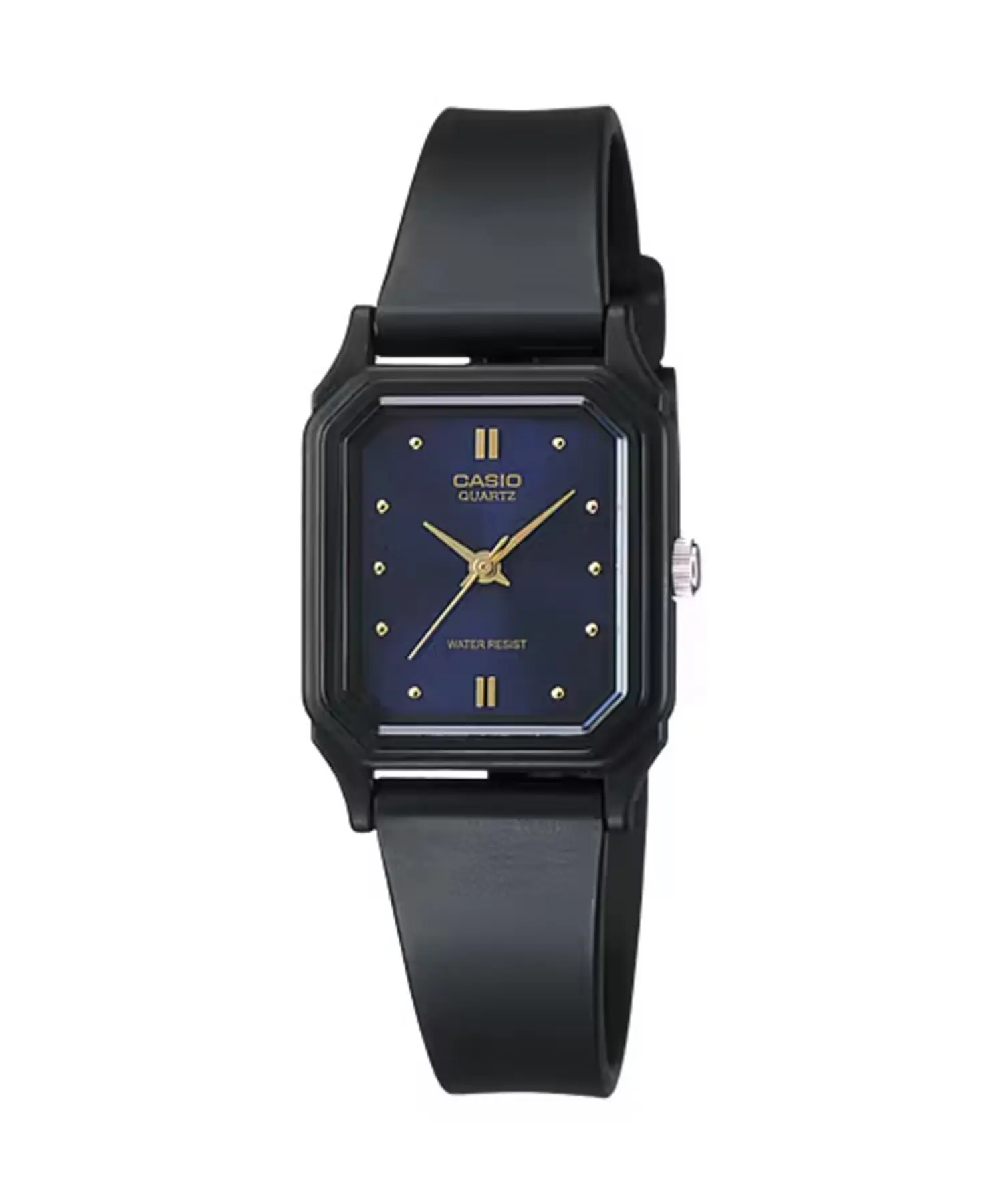 Casio Women’s Black Watch with Blue Dial - LQ-142E-2A