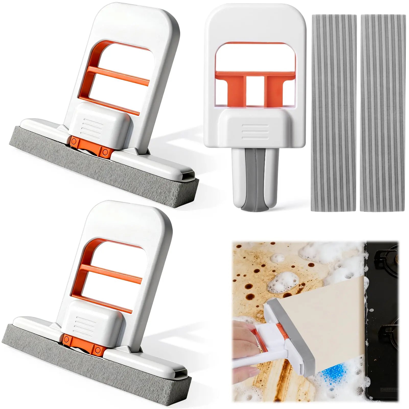 Mini Dustpan and Brush Set, Handheld Multifunctional Sweeping Tool with Handle for Office Desk, Keyboard, and Window Grooves, Windows, Cleaning