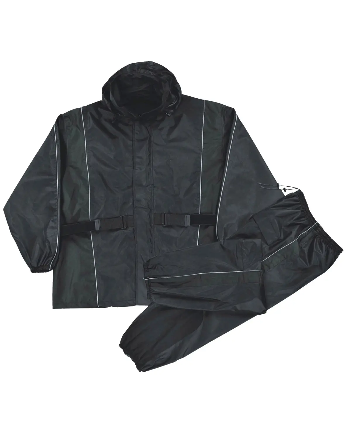 Milwaukee Leather Men's Men'S Reflective Heat Guard Waterproof Rain Suit 5X - 5Xl