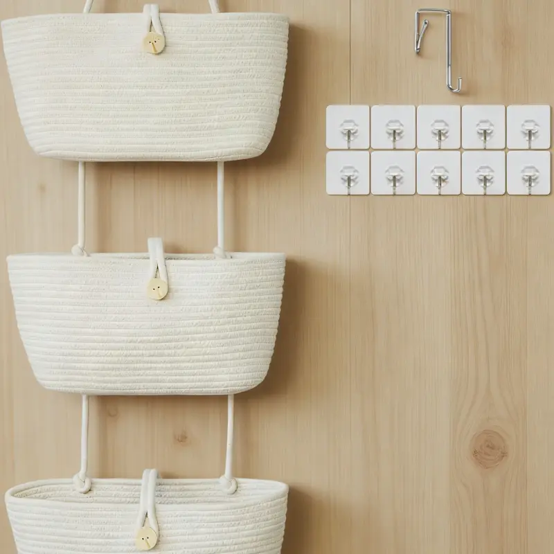 White  3 tier+Button