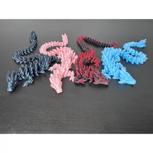 Mini Gem Dragons 3D printed in PLA