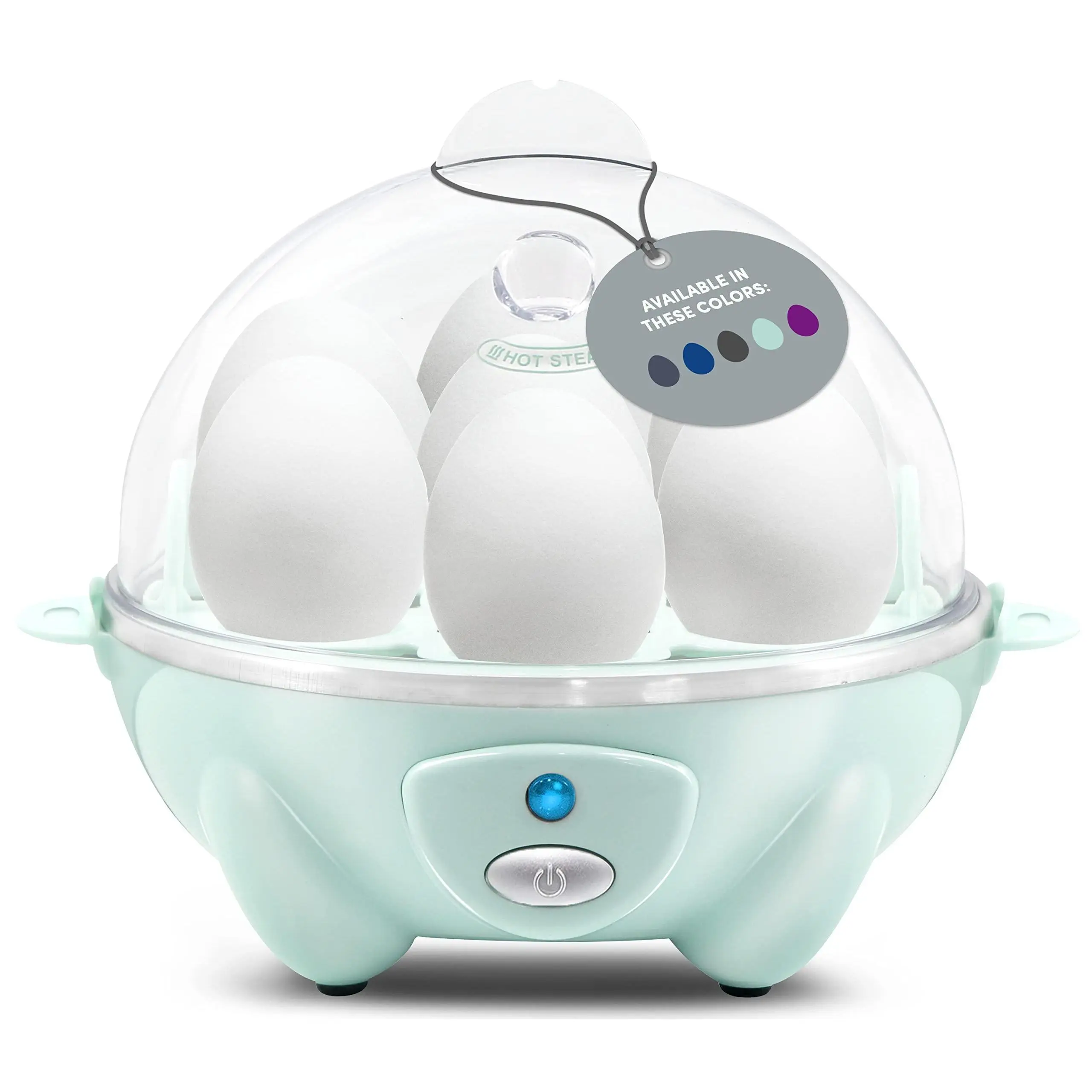 Easy Electric 7 Egg Capacity Soft  Medium Hard-boiled Cooker Poacher Scrambled Omelet Maker With Auto Shut-off And Buzzer Bpa Free