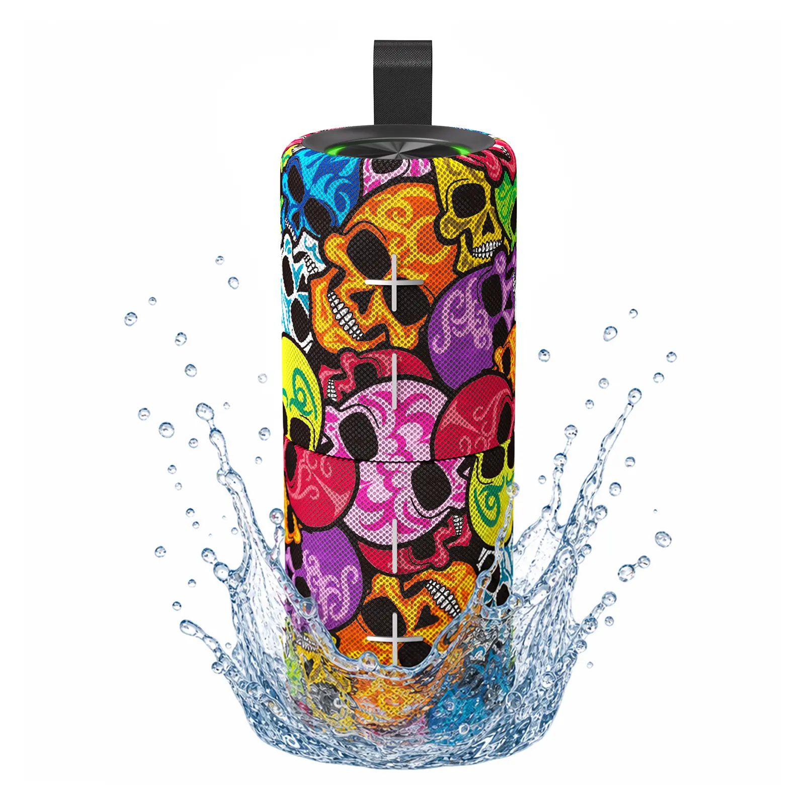 2-in-1 Detachable Compact Portable Bluetooth Speaker,Magnetic Dual Speaker Design, 20W Stereo Sound, IPX5 Water-Resistant, RGB Lights and Up to 12-Hour Playtime,Portable Rechargeable Speaker,Outdoor Bluetooth Speaker,Split Speaker,Wireless Stereo speakers