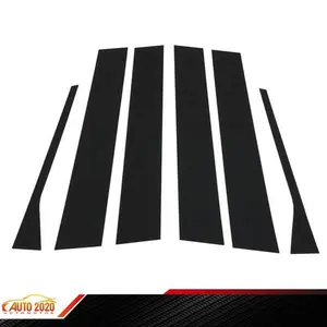 Black Door Trim Pillar Posts Fit For 2006-2010 VW Jetta MK5 Sedan 6pc Set Glossy