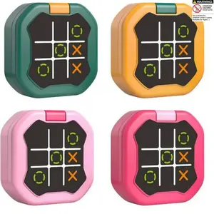 Electronic Tic-Tac-Toe Game, 9-in-1 Handheld Digital Puzzle Toy with Board, Tabletop Games, Portable Travel Brain Teaser Gift for Kids & Adults, Handheld Game Console