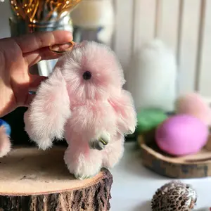 Plush Bunny Keychain and toy