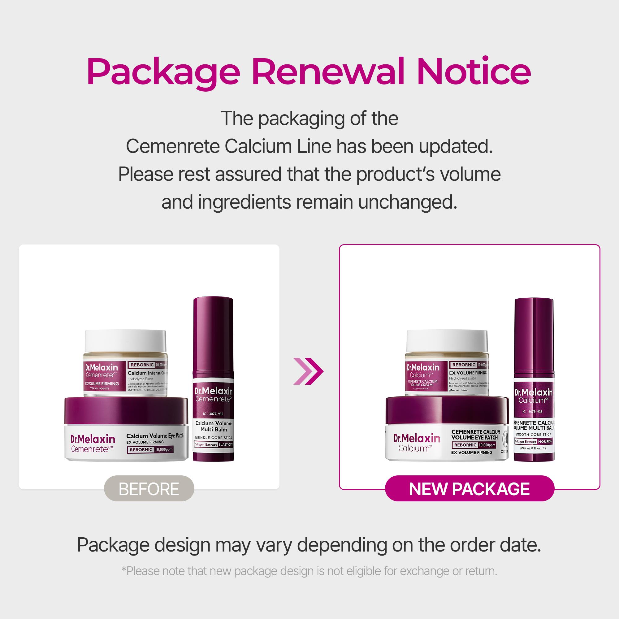 [Dr.Melaxin Official] Cemenrete Calcium Duo cream serum| Collagen Peptide Skin Caer Set Lifting, Anti-aging Skin Repair Elasticity, Volume | Korean Cosmetics