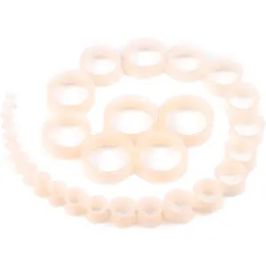 10G-25mm Thin & Thick  Ear Gauges Tunnels Stretching Kit Double Flared Rubber Gauges Tunnels Plugs Flexible Soft Tunnels Earrings Gauge Kit for Women Men