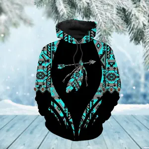 HD000143 Native American Pride 3D Hoodie