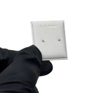 14K Gold Baby Earrings - Elegant and Durable Design