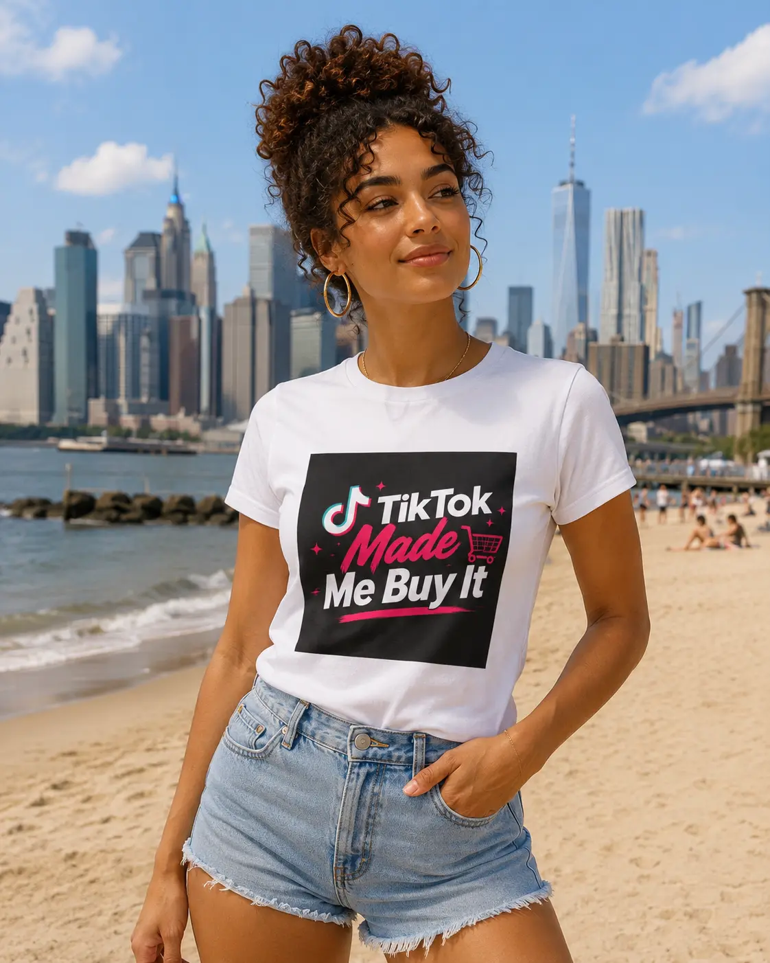 TikTok Made Me Buy It Tee | Women's Tik Tok Shirt, Social Media Trending Shirt