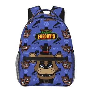 Five Nights at Freddy’s backpack with large capacity — laptop backpack for daily commuting, business, and hiking; cartoon casual Five Nights at Freddy’s merchandise travel daypack/school bag for kids, women, men, and gift giving