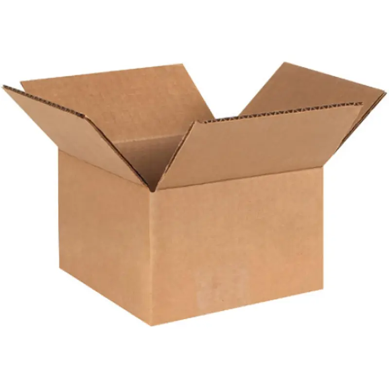 6x6x4 inches brown small shipping box, 25/50 pack, cardboard corrugated mailing box for small business packaging,  gift box for mailing gifts