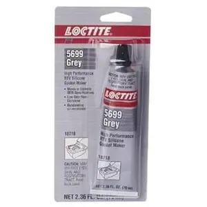 Loctite Heat Resistant RTV Silicone Gasket Maker, 70ml Tube, Part No. 135275, Grey, High Performance, Temperature Range -75°F to 625°F
