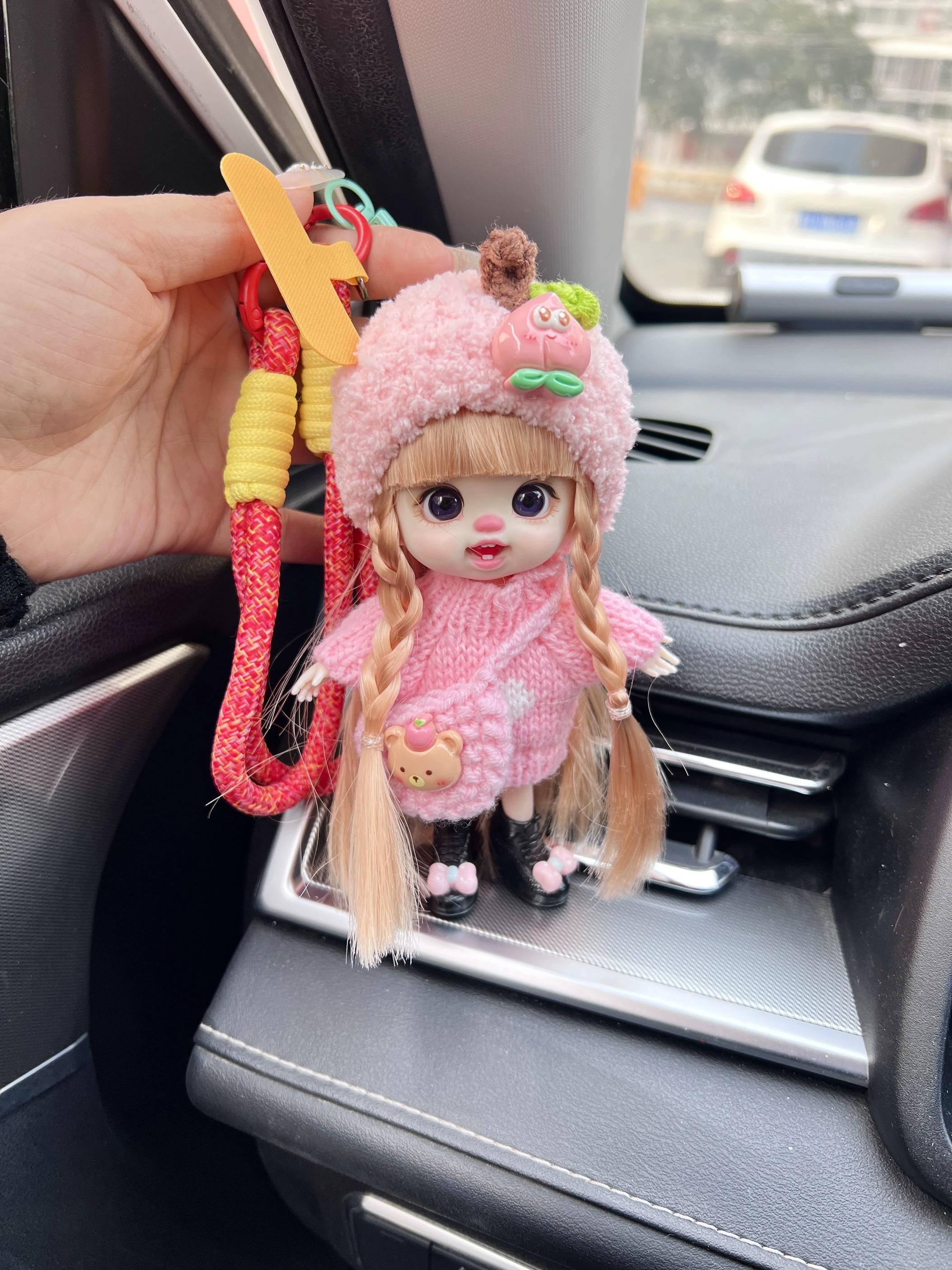 Lolifen Cute Pretty Girls Style Adorable Plush Doll Bag Charms