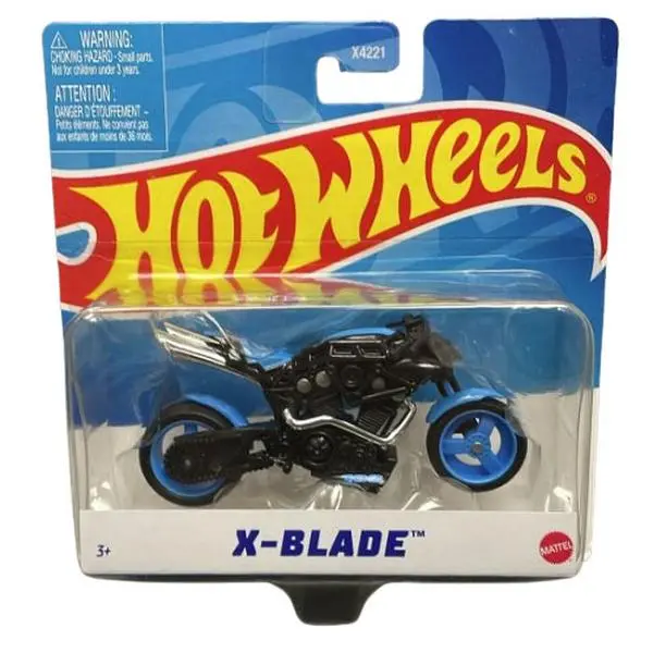 Mattel Hot Wheels Motorcycle Vehicle - X-BLADE [Blue] CBR11