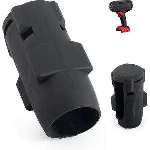 Protective Boot for M18 Fuel 1/2 in High Torque Impact Wrench 2967-20 Protective Boot Compatible with Dewalt DCF921/Milwaukee M18 2967-20 2967-21B 2967-21F 2967-22 Protective Boot
