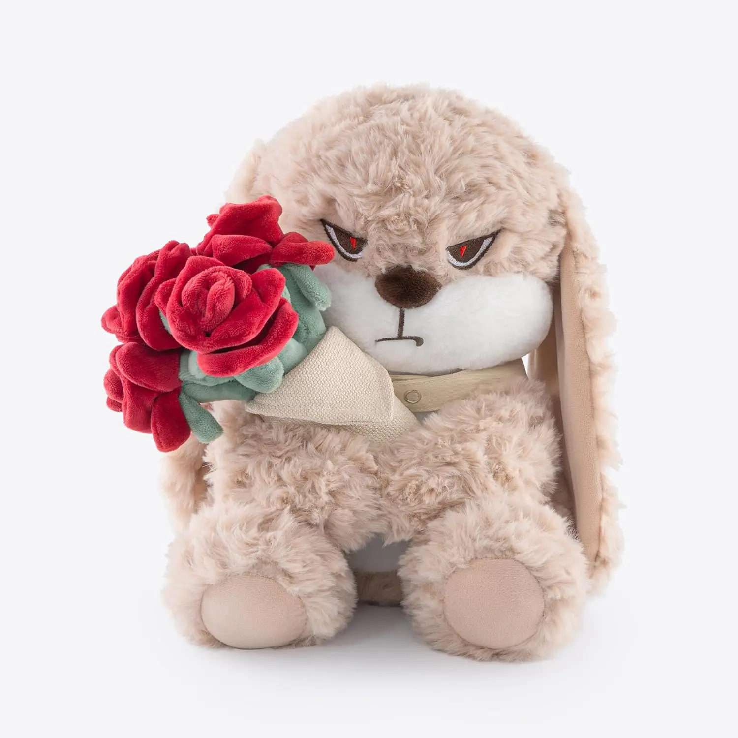 11.4" Adorable Bunny Plush Stuffed Animal - Hugging Rose Bouquet, Ultra-Soft Cuddly Toy, for Girls, Kids, Valentine's Day (Brown/Red)-A Surprise That Never Fades - TikTok Shop 11.4" Adorable Bunny Plush Stuffed Animal - Hugging Rose Bouquet, Ultra-Soft Cuddly Toy, for Girls, Kids, Valentine's Day (Brown/Red)-A Surprise That Never Fades - TikTok Shop