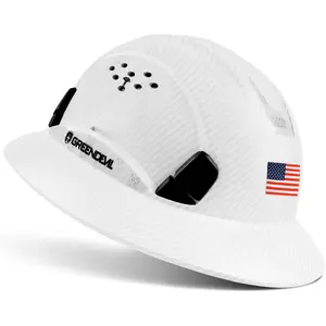 Full Brim Hard Hat with Custom Pattern, Vented Construction Hat with Reflective Stripes, 6-Point Ratchet Suspension for Men Women Work Site