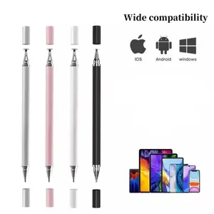 Two-In-One Touchscreen Stylus Pen with Stylus Tip, High Precision Universal Capacitive Pen for iPad iPhone Tablets, Samsung Galaxy Accessories