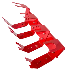 Magnetic Paint Spray Gun Holder Stand, Holds 4 Gravity Feed - Attach to Booth Wall, Mix Room, Workstation Cabinet, Body Shop or Garage Wall Red