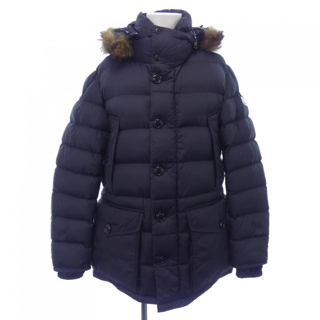 Pre-owned MONCLER Nylon Small Leather Goods CLUNY Down Jacket