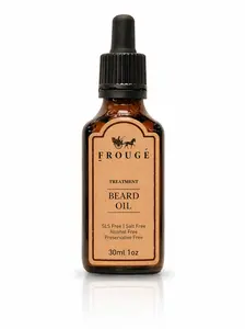 Beard Oil for Men Growth – Luxury Scented Beard Growth Oil with Argan Oil, Jojoba & Almond Oils – Lightweight Non-Greasy Beard Oil, Softens & Strengthens Beard – 30ml