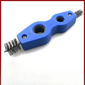 Car battery terminal cleaner, cleaning brush tool, battery terminal and terminal brush, battery terminal tube brush, rust removal, battery terminal cleaning tool