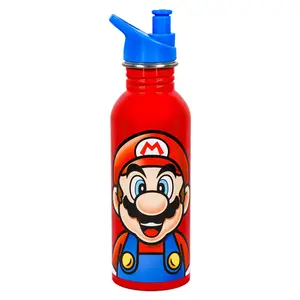 Super Mario Bros. Mario 25-Ounce Metal Sports Bottle