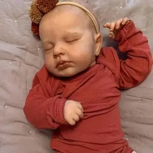 20"/50cm Reborn Doll - Adorable face, soft cloth body and vinyl limbs, the shape adds a touch of realism, making it an ideal playmate for children. Birthday Christmas gift, perfect for imaginative play