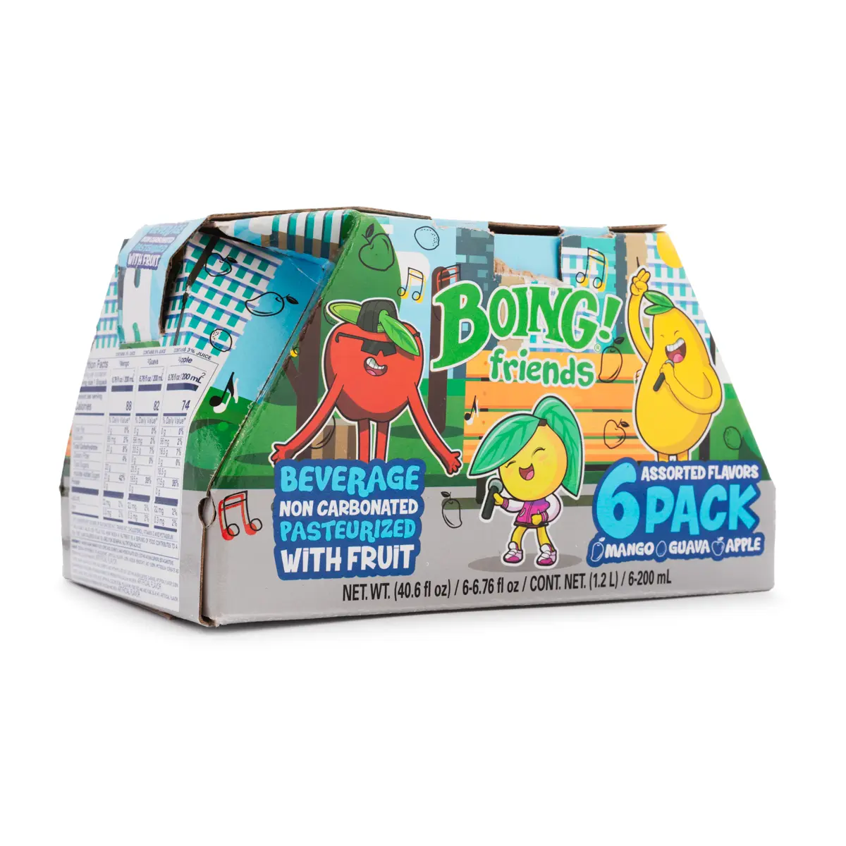 Boing Friends Juice 6 Pack - Triangulo - Assorted Flavors of Mango ...