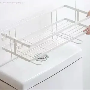 Space-Saving Bathroom Organizer Rack, over Toilet Storage Shelf for Shampoo & Body Wash, Efficient Bath Accessories for Home Use