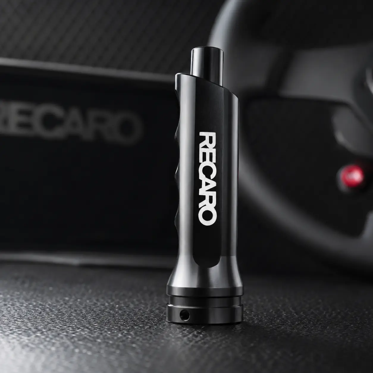 RECARO Aluminum Handbrake Cover - Universal Manual Car E-Brake Handle Sleeve, Non-Slip Racing Style Grip for Car Interior Accessories#RECAROStyle #HandbrakeCover #EBrakeCover #HandbrakeHandleRacing Style • Aluminum AlloyAluminum Handbrake Sleeve