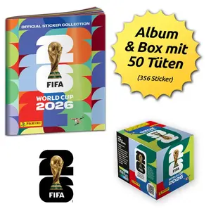 The Panini FIFA World Cup 2026 official sticker and soft cover album collection BOX / PACK NEW