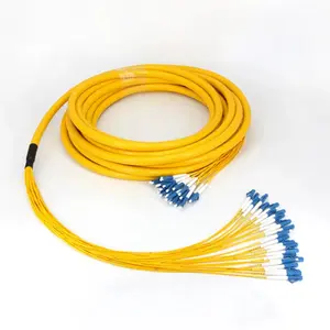 Fiber Cable LSZH 24 Core Lc sc fc st OS2 OM1 OM2 Om3 OM4 Optical Fiber Patch Cord Communication