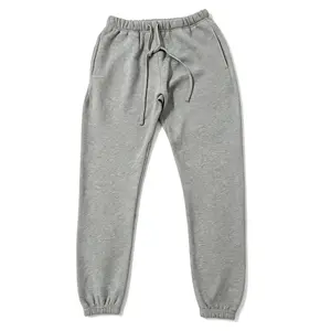 Men's Athletic Joggers Dark Oatmeal Grey Oversized Sweatpants for Women Cuffed Pants Casual Soft Fleece Elastic Waist Joggers with Pockets for Daily Wear, Workout & Lounge