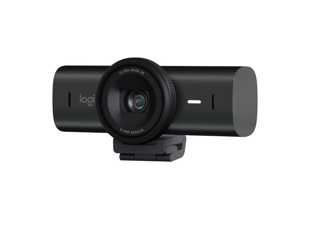 Logitech MX Brio Ultra HD 4K Collaboration and Streaming Webcam, 1080p at 60 FPS, Dual Noise Reducing Mics,Show Mode, USB-C, Webcam Cover, Works with Microsoft Teams, Zoom, Google Meet - Black