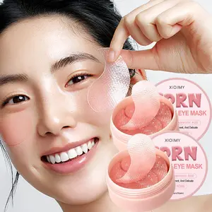 120pcs Salmon Collagen Eye Masks, Eye Patches, Hydrating Flower Design, Reduces Dark Circles, Smooths Skin, Elasticity Boost, Anti-Dryness