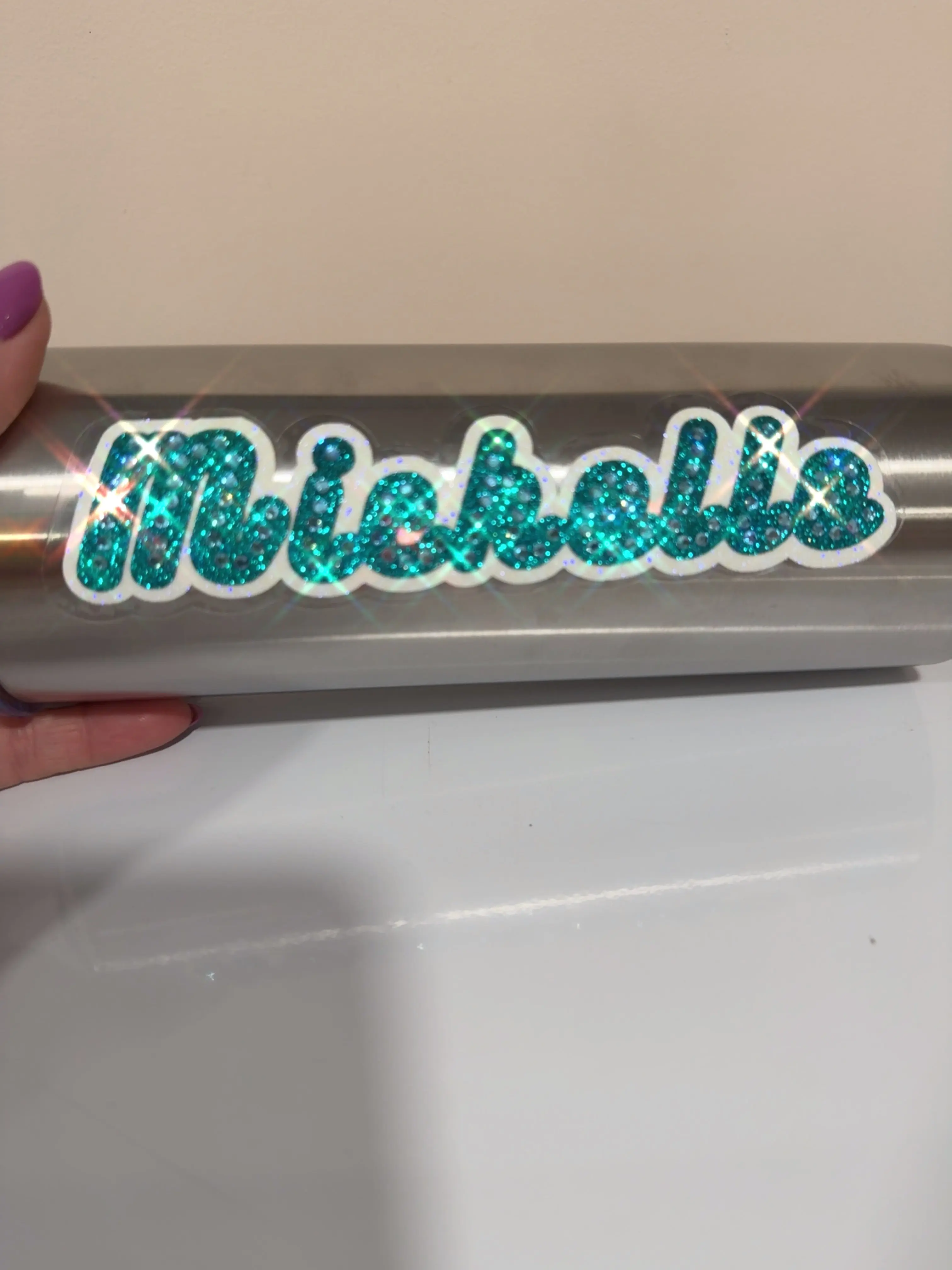 Personalized Rhinestone 20oz Tumbler – Choose Style, Colors & Custom Name