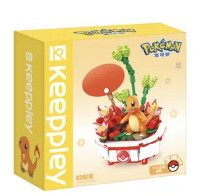 Keeppley K20218 Charmander Potted Plant Building Blocks Toy Set Pokemon