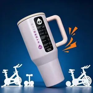HydroJug 40oz Insulated Stainless Steel Travel Vacuum Flask - 24-Hour Cold Retention, Leak-Proof, BPA-Free, Cup Holder-Friendly Iced Coffee Drinkware for Car/Office, Father's Day Gift