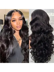 7x6 HD Blendaway Lace Closure Wigs Human Hair Glueless Body Wave Human Hair Wig With Pre Plucked Pre Cut Black Wig Match All Skin