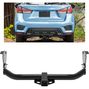 Class 3 Trailer Hitch Compatible with 2011-2024 Mitsubishi Outlander Sport, RVR Black Towing Hitch 2-Inch Receiver