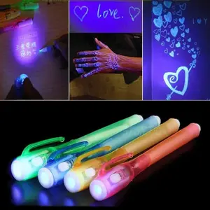 7 PCS Invisible Ink Pen with Light Invisible Pen Magic Pen Highlighter Markers Funny Glitter Pens SGB01