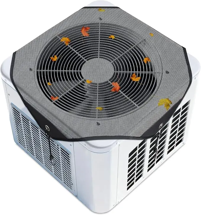 Outdoor Central Air Conditioner Cover - 28x28in Heavy-Duty Breathable Waterproof Mesh, Eco-Friendly, Durable, Dust-Proof, Efficient Airflow, All-Season Home Care Dust Cover for Outdoor AC Units, Durable Cover