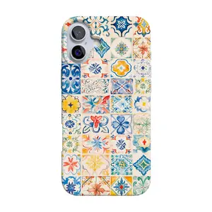 Casely iPhone 16 Case | Dolce Vita | Tuscan Tiles | Compatible with MagSafe | Classic Ultra Thin Design