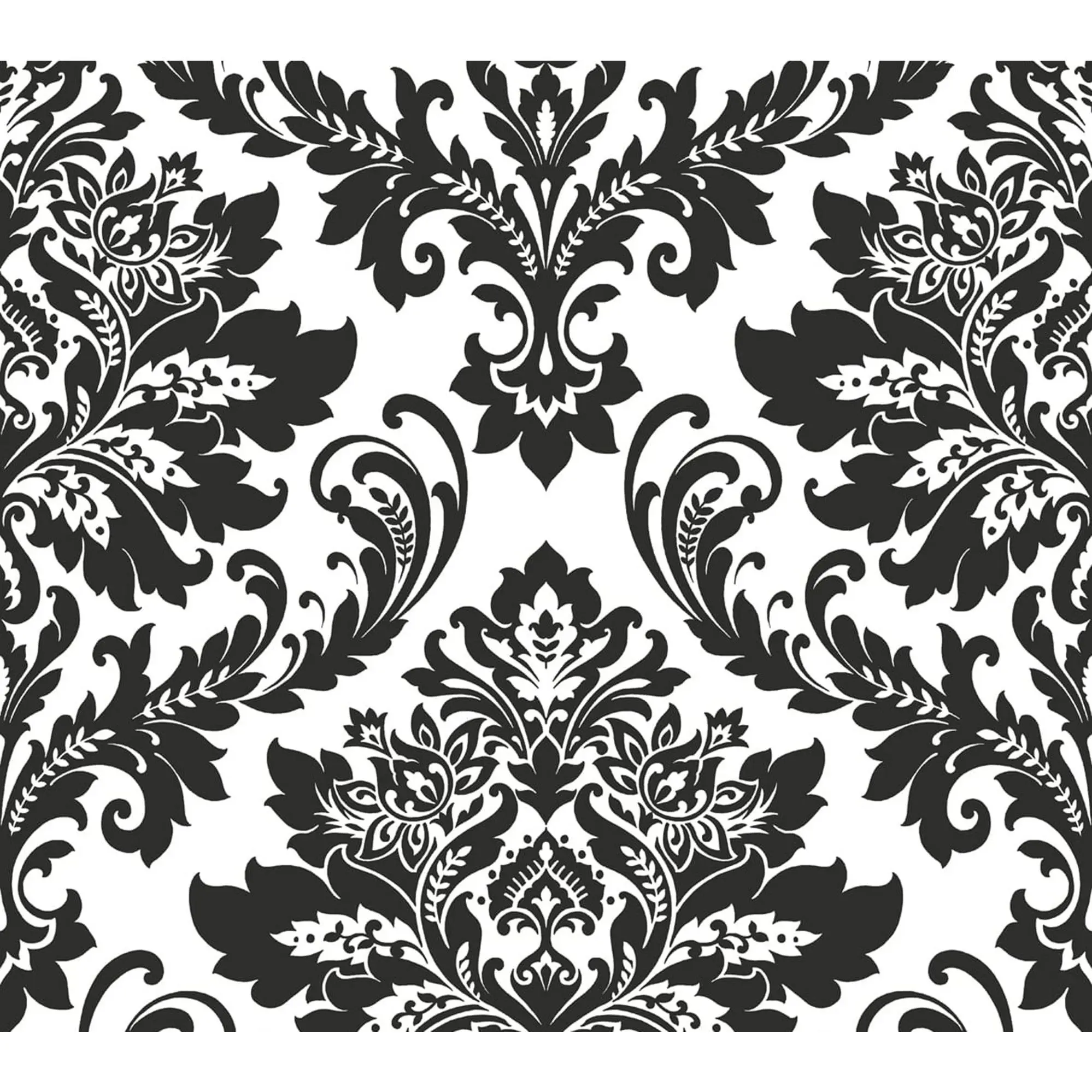 NextWall Damask Peel and Stick Wallpaper Roll NextWall Damask Peel and Stick Wallpaper Roll